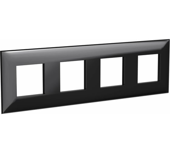 Изображение товара Рамка DKC, ARTLEBEDEV Avanti, Черный квадрат, 8 модулей 4402908