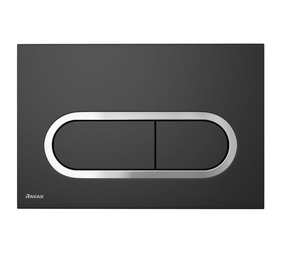 Изображение товара Кнопка инсталяционная Ravak Chrome черная X01797