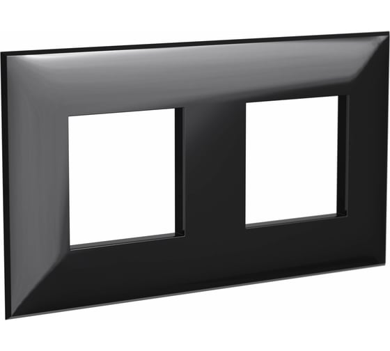 Изображение товара Рамка DKC ARTLEBEDEV Avanti, Черный квадрат, 4 модуля 4402904