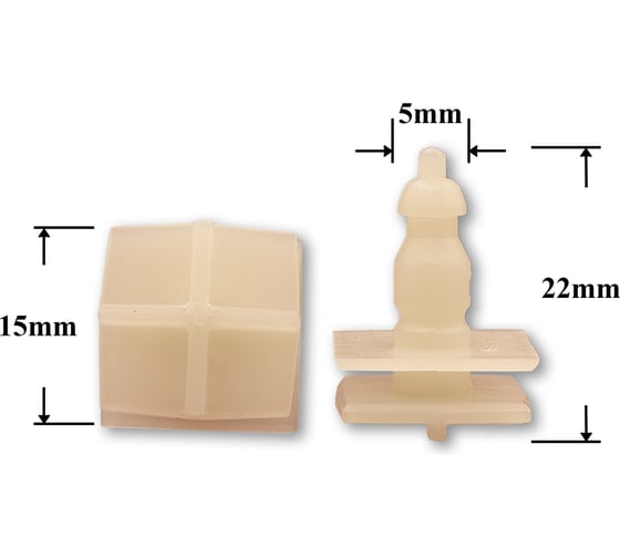 Изображение товара Автокрепеж для Infiniti Nissan 10 шт 768826P010 КрепАвто 1458