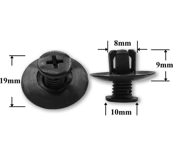 Изображение товара Автокрепеж для Hyundai Infiniti Kia Nissan 10 шт 175750W010 КрепАвто 1454