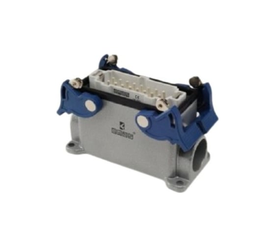 Изображение товара Вилка Emas 4-фиксатора, 2-боковых ввода, 16 полюсов, 16А, EBM16FD24