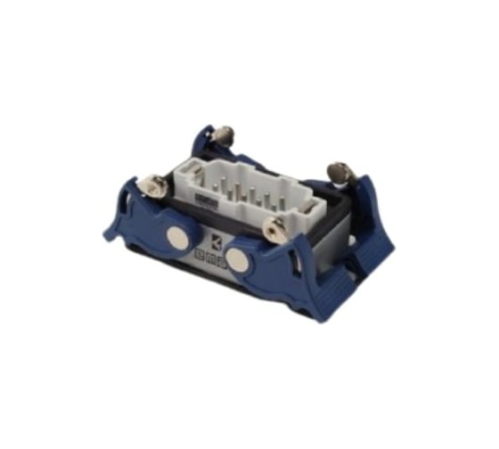 Изображение товара Низкая вилка Emas 4-фиксатора, для панели, 10 полюсов, 16А, 400В. EBM10FM44