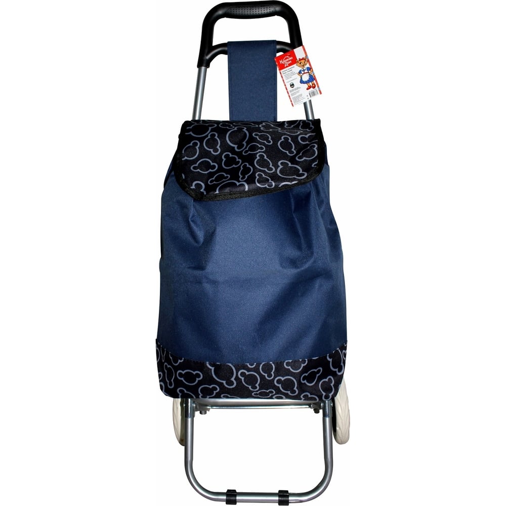Водостойкая морозоустойчивая сумка-тележка Кошкин Дом сумка тележка хозяйственная на шнуре чёрный красный