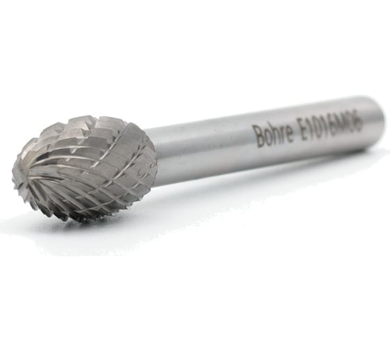 Изображение товара Борфреза твердосплавная Bohre овальная, тип E 10-16-М-06-L61 КБ001415