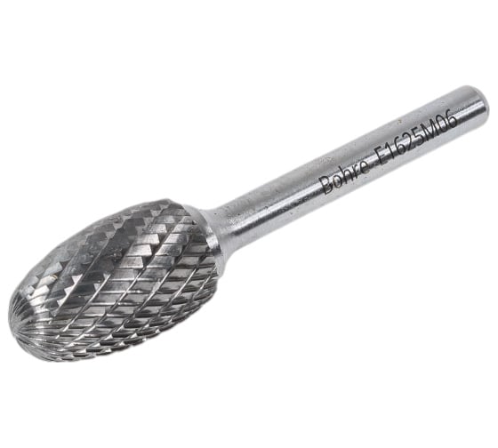 Изображение товара Борфреза твердосплавная Bohre овальная, тип E 16-25-М-06-L70 КБ001417