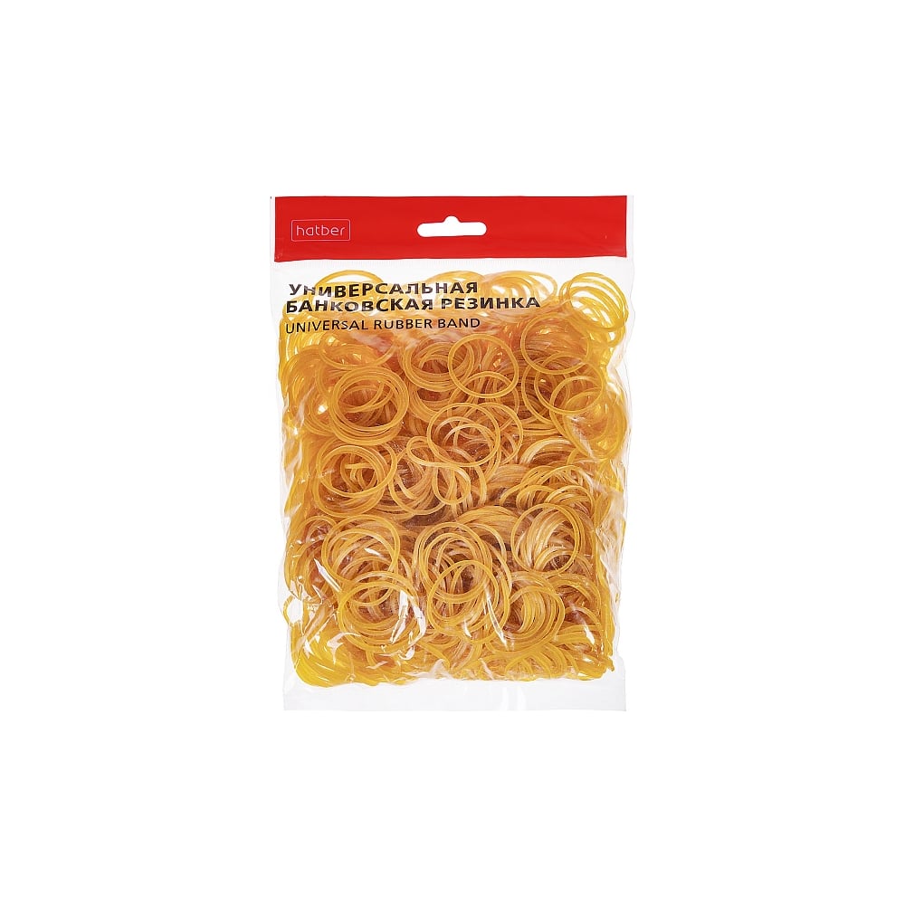 Изображение товара Резинка банковская HATBER натуральная диаметр 25 мм длина 40 мм 083935