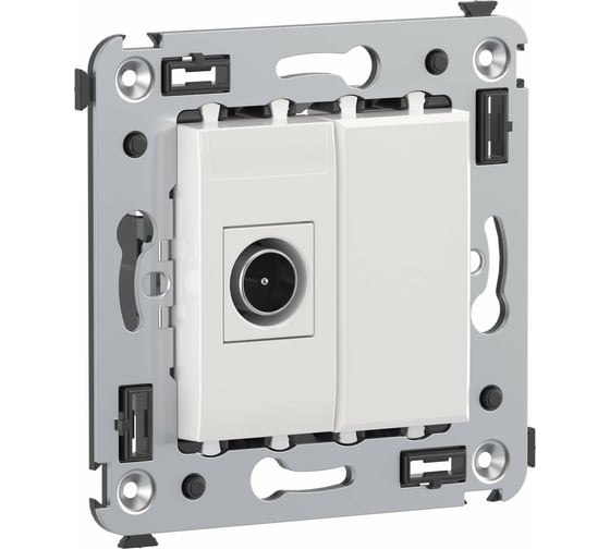 Изображение товара Оконечная TV розетка DKC, Avanti, белое облако, в стену 4400503