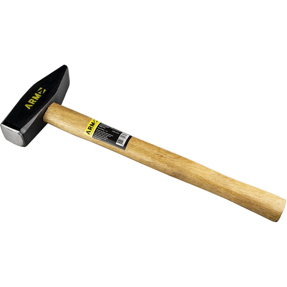 фото Слесарный молоток с деревянной рукояткой пкб арма млк-1-04 а443-1004