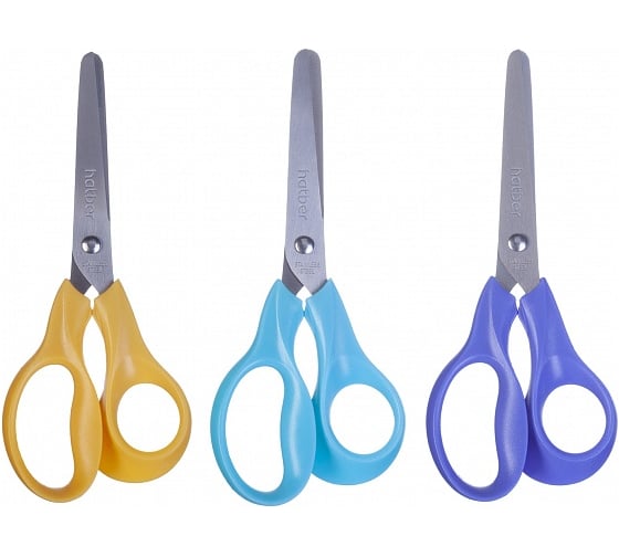 Изображение товара Ножницы HATBER 14 см Ergo ассорти 072035