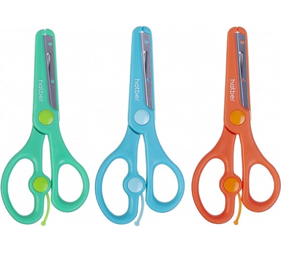 Изображение товара Ножницы HATBER 14 см безопасные с усилителем Лесные 072031