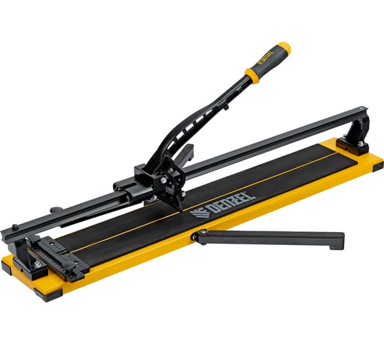 Изображение товара Плиткорез рельсовый Denzel 800x16мм, каретка на подшипнике, стальная станина, усиленная рукоятка-пенал 877016