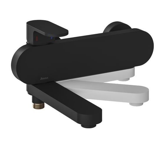 Изображение товара Смеситель для ванны RAVAK CR 022.20BL черный X070431