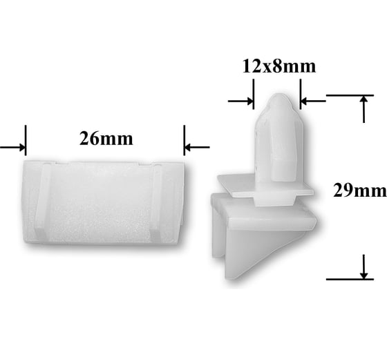 Изображение товара Автокрепеж для Jeep 10 шт 55157069AB КрепАвто 1488