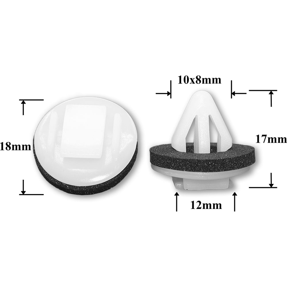 Изображение товара Автокрепеж для Lexus Toyota 10 шт 75867AC020 крепеж для панелей приборов