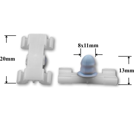 Изображение товара Автокрепеж для BMW 10 шт 51137020031, 51138231130 КрепАвто 1482