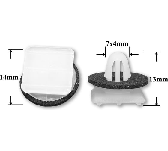 Изображение товара Автокрепеж для Acura Honda 10 шт 76222SP1003 КрепАвто 1472