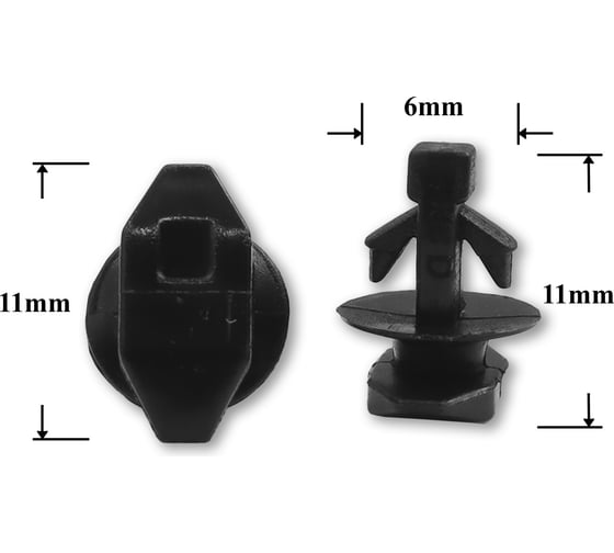 Изображение товара Автокрепеж для Acura Honda 10 шт 91530S0A003 КрепАвто 1474