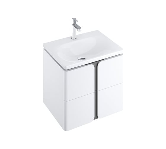 Изображение товара Тумба под умывальник Ravak SD BALANCE 500 белый/графит X000001365