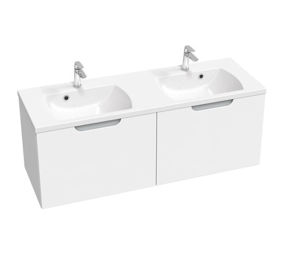 Изображение товара Тумба под умывальник Ravak SD CLASSIC II 1300 белая/серая X000001483
