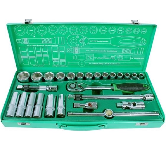 Изображение товара Набор гаечных головок ProsKit HW-42601M SK-42601M 26 предметов С00037156