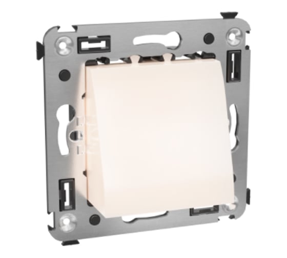 Изображение товара Вывод кабеля из стены DKC, Avanti, ванильная дымка 4405983