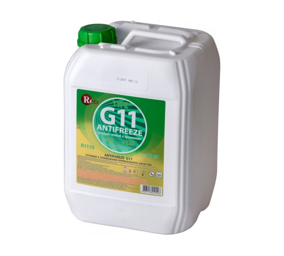 Изображение товара Антифриз готовый к применению RED G11, зеленый, 10 кг R1110