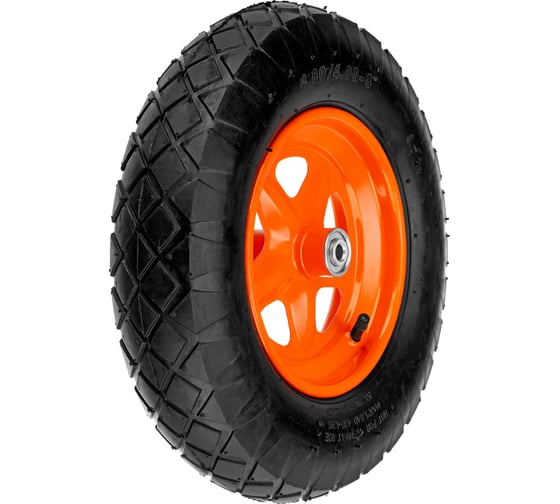 Изображение товара Колесо пневматическое Звезда 4.80/4.00-8 (380 мм; 12мм) Palisad 689465