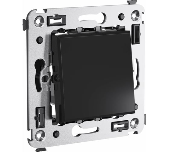 Изображение товара Одноклавишный инвертор DKC, Avanti, Черный квадрат, в стену 4402123