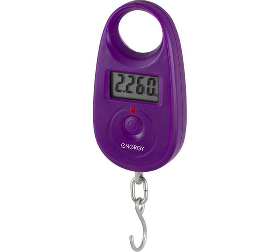 Изображение товара Электронный безмен ENERGY BEZ-150 фиолетовый 25 кг 011635