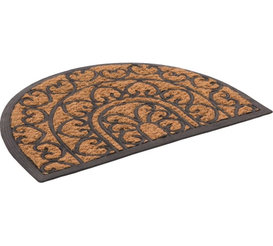 Изображение товара Кружевной кокосовый коврик SUNSTEP полуовал 40х60 см, 32-072