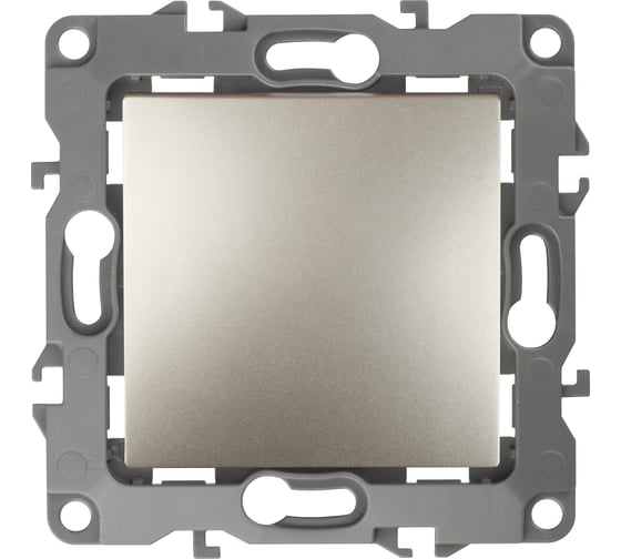 Изображение товара Кнопка ЭРА 12111104 10АХ250В, 12, шампань, Б0047833