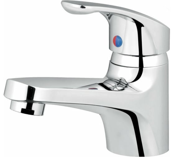 Изображение товара Полимерный смеситель для раковины OneLife без донного клапана, цвет хром P01-021cr