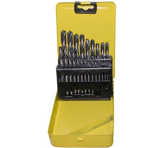 Изображение товара Набор сверл по металлу (23 шт; 1-10.2 мм; шаг 0.5 мм) Энкор 21223