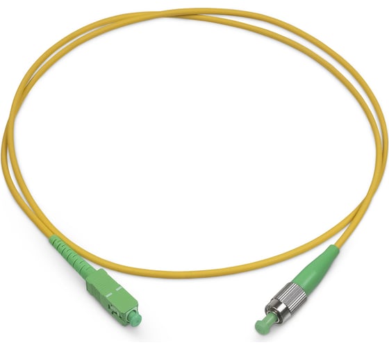 Изображение товара Оптический патч-корд TopLAN симплексный, FC/APC-SC/APC, SM 9/125, 50 м, PC-TOP-652-FC/A-SC/A-50
