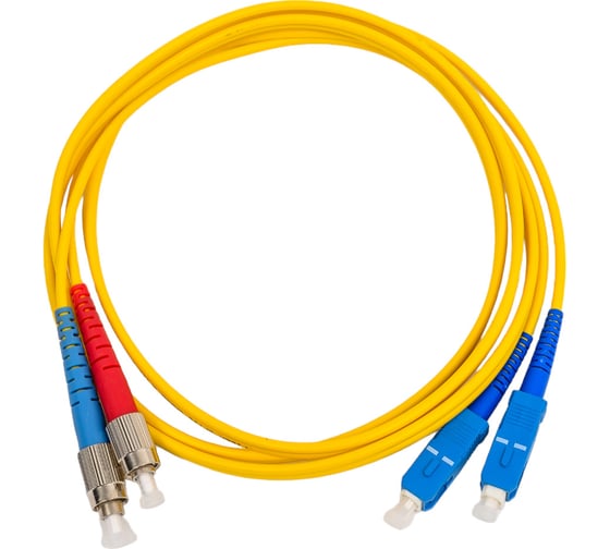 Изображение товара Оптический патч-корд TopLAN дуплексный, SM, 1.5 м DPC-TOP-652-FC/U-SC/U-1.5