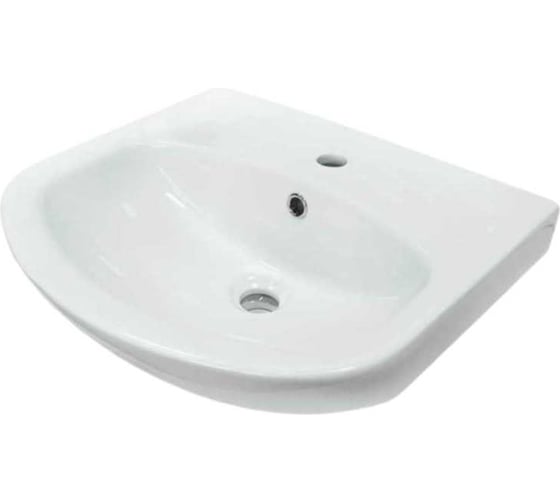 Изображение товара Умывальник мебельный SANITA Т 50 см ВКС белый S1 (замена умывальника Аттика 50) 00000140071