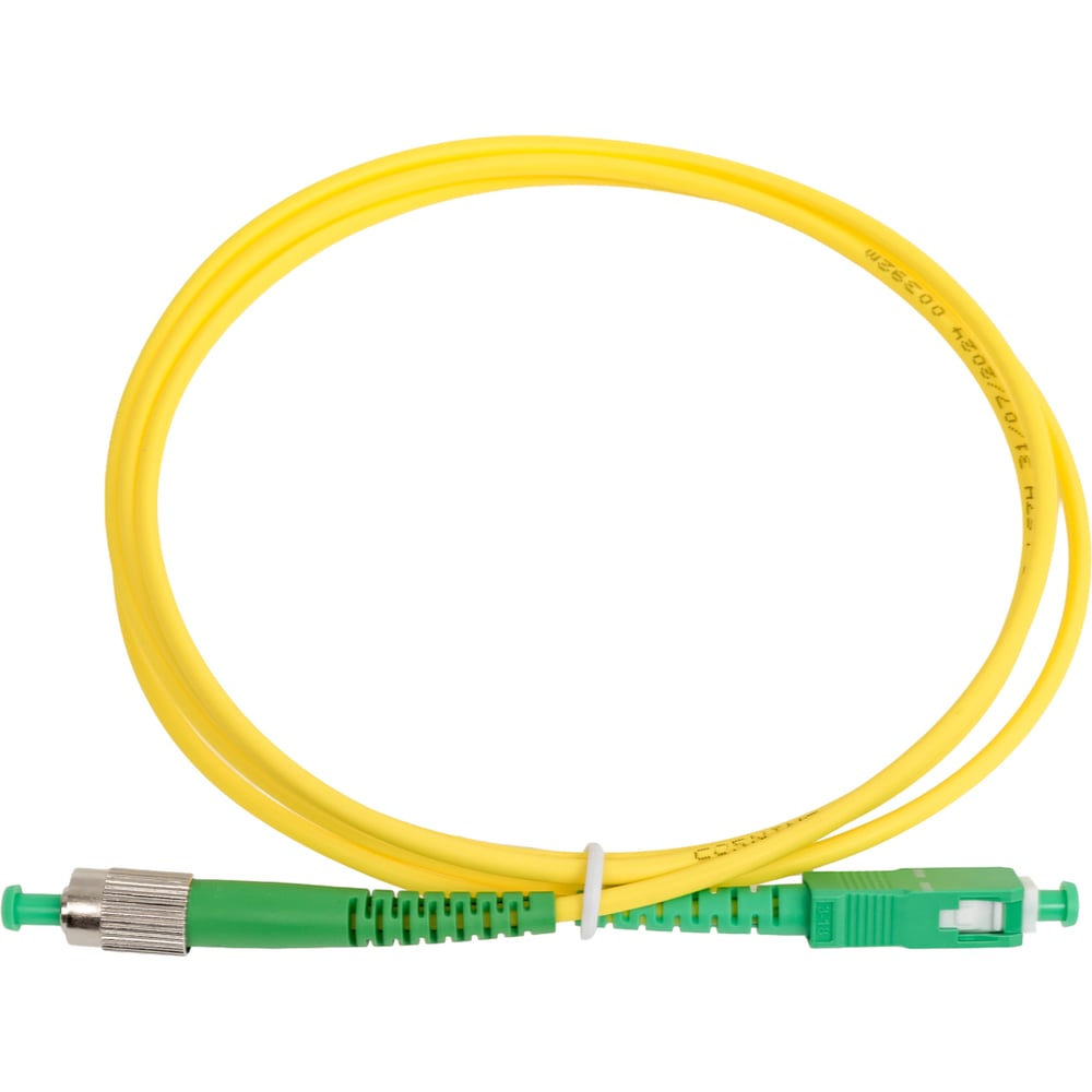 Изображение товара Оптический патч-корд TopLAN симплексный FC/APC-SC/APC, 1.5 м, SM 9/125