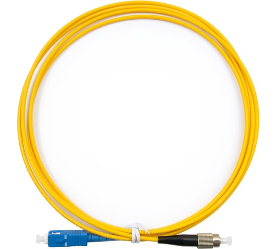 Изображение товара Оптический патч-корд TopLAN симплексный, 657A1, 3 м, PC-TOP-657A1-FC/U-SC/U-3.0