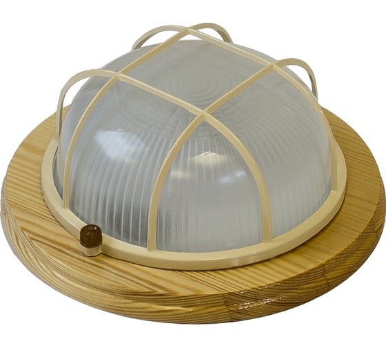 Изображение товара Светильник ЭРА НБО 0360012 Кантри, дерево/стекло, решетка Б0048415