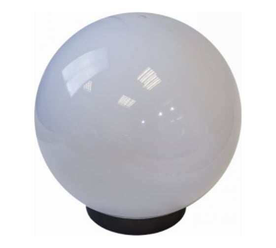Изображение товара Садово-парковый светильник ЭРА НТУ 0160251 шар, белый, D=250mm, Е27, 6/48 Б0048736