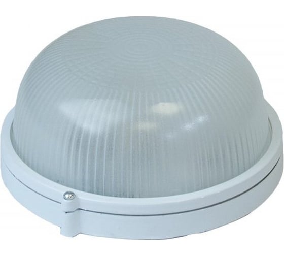 Изображение товара Светильник ЭРА НБП 03100001 Акватермо, алюминий/стекло, IP5, E27, max 100Вт, D240, КРУГ, белый Б0048420