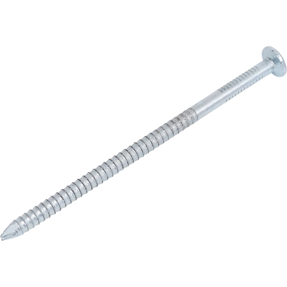 Изображение товара Гвоздь Стройметиз 70 мм ершеный цинк 0,4 кг в коробке