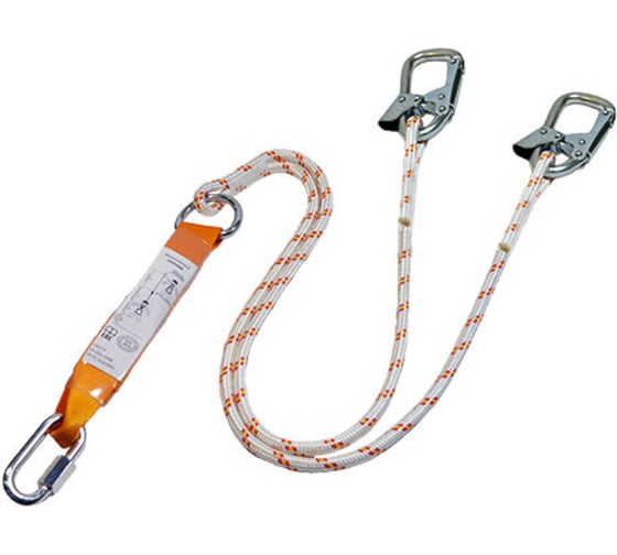 Изображение товара Двойной строп из каната с амортизатором ПРОГРЕСС СЕФЕТИ Строп аВд+Кс