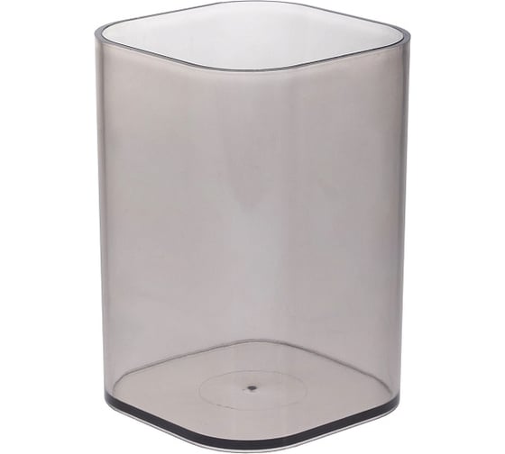 Изображение товара Стакан для письменных принадлежностей HATBER дымчатый, 70x70x100 мм, 30шт. в упаковке 086172