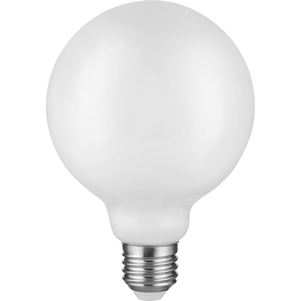 фото Филаментная лампа эра f-led g95-12w-827-e27 opal, шар, опал, 12вт, теплая, e27, 20/560 б0047036