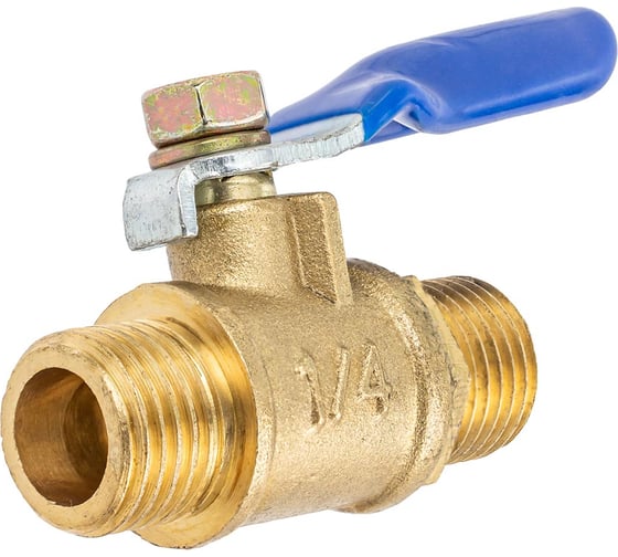 Изображение товара Кран воздушный шаровой Forsage с наружной резьбой 1/4"х1/4" F-SP019/1/4"(59355)