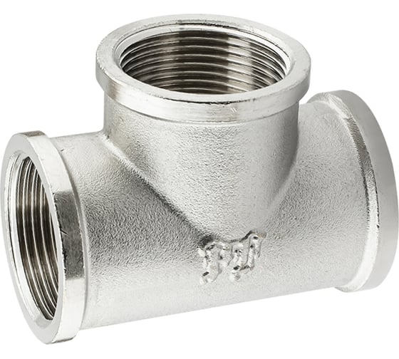 Изображение товара Тройник никелированный PROFACTOR в/в/в 1 1/4" PF TF 157