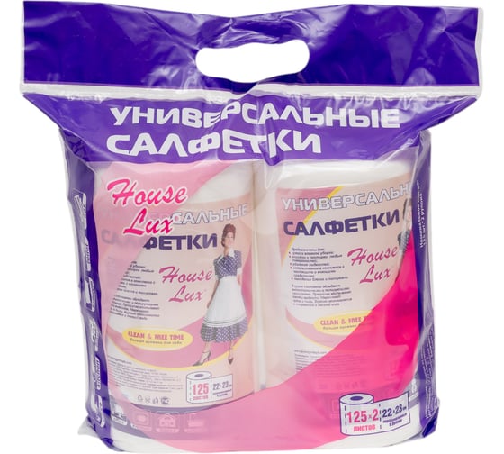 Изображение товара Универсальное полотенце HOUSE LUX многоразовое в рулоне 48906