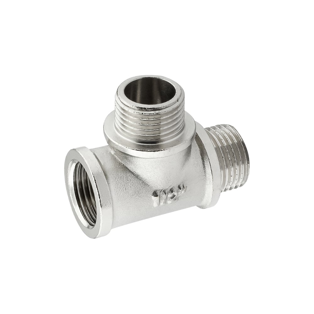 Изображение товара Тройник никелированный PROFACTOR 1/2" в/н/н переходной